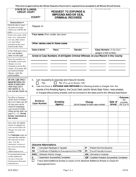 Document preview: Form EX-R2903.5 Request to Expunge & Impound and/or Seal Criminal Records - Illinois