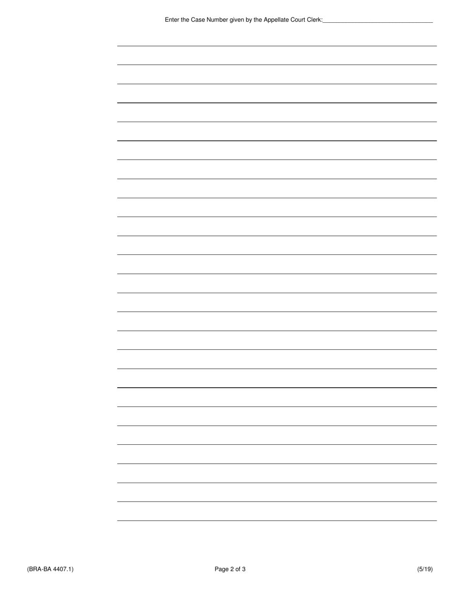 Form BRA-BA4407.1 Additional Agreed Statement of Facts Information - Illinois, Page 2