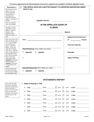 Form BRA-B4403.1 Bystander's Report - Illinois