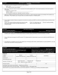State Form 53475 Indiana Environmental Stewardship Program Annual Performance Report - Indiana, Page 3