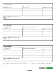 State Form 55906 Reporting of Aboveground Storage Tanks - Indiana, Page 3