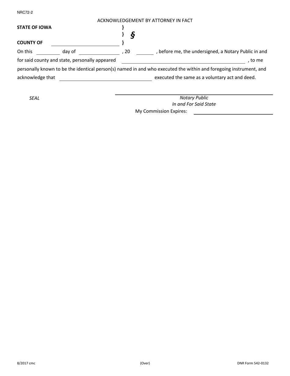 DNR Form 542-0132 Corporate Surety Bond Covering the Purchase of Timber From Timber Growers by a Timber Buyer or Buyers Agent - Iowa, Page 2