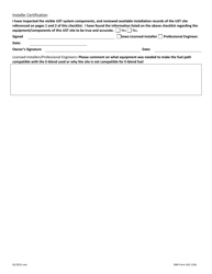 DNR Form 542-1336 Underground Storage Tank System Checklist for Equipment Compatibility With E Blend Fuels (Greater Than 10% Ethanol by Volume) - Iowa, Page 4