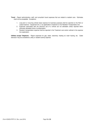 Instructions for Form KDADS-PRTF-01 Psychiatric Residential Treatment Facility Financial and Statistical Report (Cost Report) - Kansas, Page 15