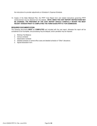 Instructions for Form KDADS-PRTF-01 Psychiatric Residential Treatment Facility Financial and Statistical Report (Cost Report) - Kansas, Page 3