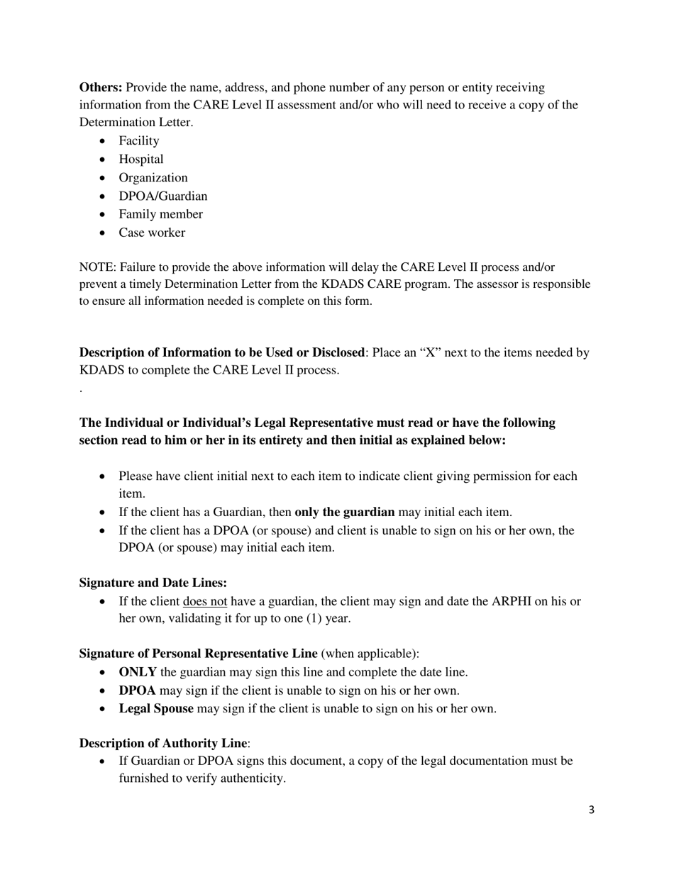 Resident Review Check List - Kansas, Page 6