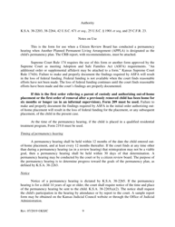 Form 219.4 Ndian Child Welfare Act Permanency Hearing Order Based on the Citzen Review Board Hearing for Another Planned Permanent Living Arrangement - Kansas, Page 9