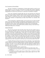 Form 221.1 Indian Child Welfare Act Permanency Hearing Order for Child in Need of Care Post-termination - Kansas, Page 8