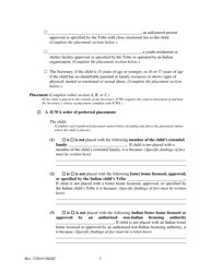 Form 221.4 Indian Child Welfare Act Permanency Hearing Order Post-termination Based on the Citizen Review Board Hearing for Another Planned Permanent Living Arrangement - Kansas, Page 3