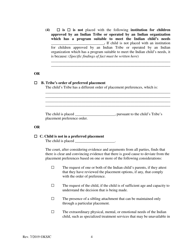 Form 221.4 Indian Child Welfare Act Permanency Hearing Order Post-termination Based on the Citizen Review Board Hearing for Another Planned Permanent Living Arrangement - Kansas, Page 4