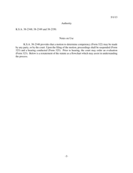 Form 322 Motion to Determine Competency - Kansas, Page 2
