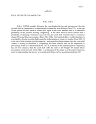 Form 326 Journal Entry of Hearing Relating to Competency Upon Report of Chief Medical Officer - Kansas, Page 3