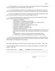 Form 340 Plea Form and Advisory - Kansas, Page 2