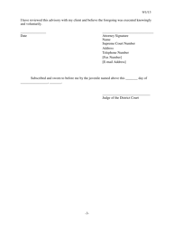 Form 340 Plea Form and Advisory - Kansas, Page 3