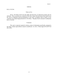 Form 340 Plea Form and Advisory - Kansas, Page 4