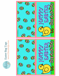 &quot;Easter Bag Tag Templates - Chica and Jo&quot;