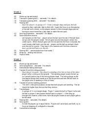 Sample Volleyball Practice Plan, Page 2