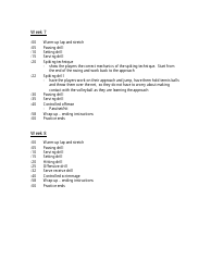 Sample Volleyball Practice Plan, Page 4