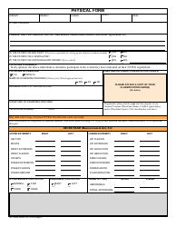VA Form 0925b General Medical Form, Page 2