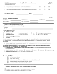 Form PPS2030F Family Based Assessment Summary - Kansas, Page 2