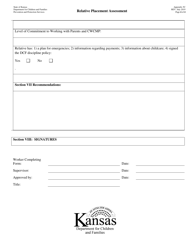 Appendix 5C Relative Placement Assessment - Kansas, Page 4