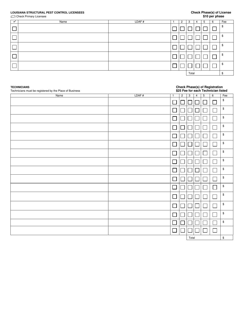 Form AES-23-03 Place of Business Permit - Louisiana, Page 2