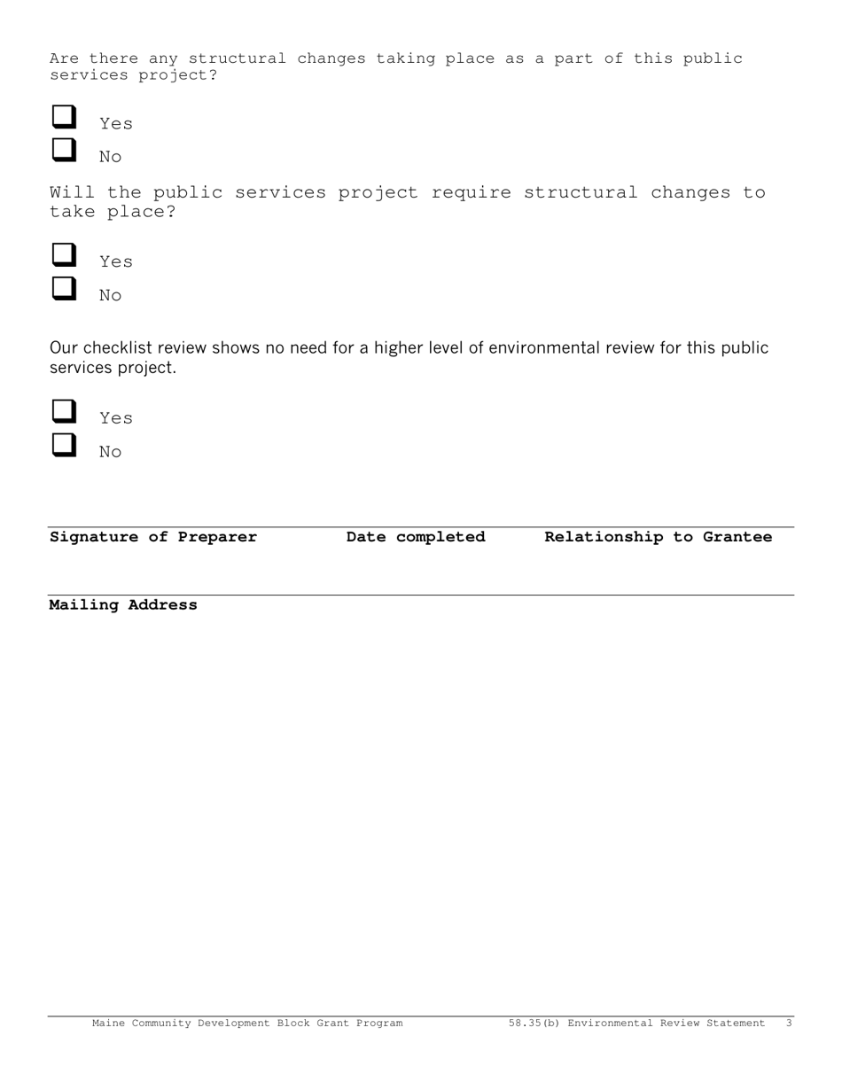 58.35b Checklist - Maine, Page 3