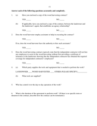 Form WCB-260 Application for Predetermination of Independent Contractor Status to Establish Conclusive Presumption - Maine, Page 2
