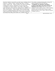 Form HHE609 Retail Tobacco Sales License Application - Maine, Page 5