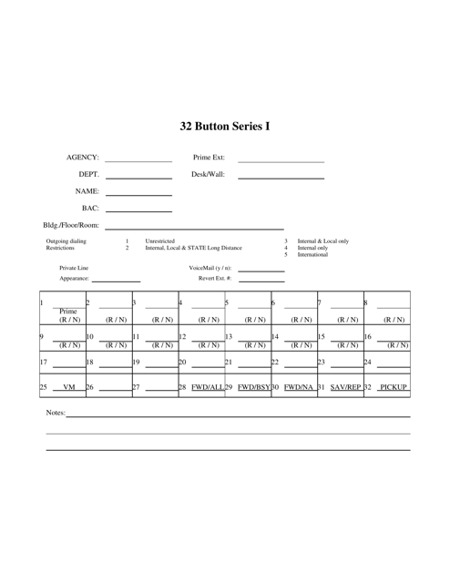 Nec32 Button Series I - Maryland Download Pdf