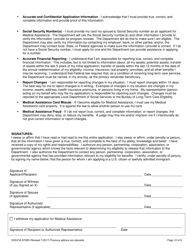 Form DHS/FIA9709R Long-Term Care/Waiver Medical Assistance Redetermination Application - Maryland, Page 14