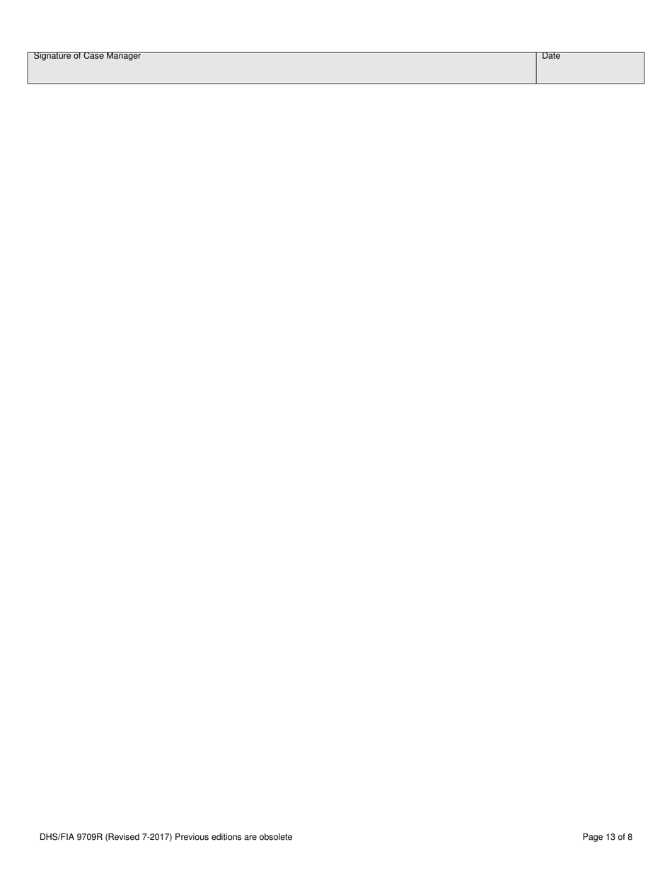 Form DHS / FIA9709R Long-Term Care / Waiver Medical Assistance Redetermination Application - Maryland, Page 15