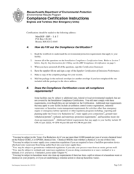 Instructions for Return to Compliance Plan - New Engines &amp; Turbines (Non-emergency) - Massachusetts, Page 2