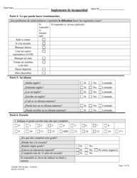 Formulario EAEDC-DS Asistencia De Emergencia Para Personas De La Tercera Edad, Incapacitados Y Ninos Suplemento De Incapacidad - Massachusetts (Spanish), Page 7