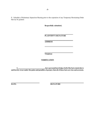 Verified Complaint, and Motions for Temporary Restraining Order and Preliminary Injunction for Unlawful Eviction, Utility Termination or Breach of Quiet Enjoyment - Massachusetts, Page 3