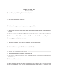 Form 2 Summary Process Answer - Massachusetts, Page 2