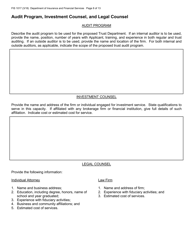 Form FIS1017 Application for Trust Powers - Michigan, Page 8