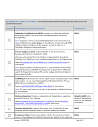 Mi Mortgage Loan Originator License New Application Checklist (Individual) - Michigan, Page 4