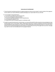 Form MC52 Request and Writ for Garnishment (Income Tax Refund/Credit) - Michigan, Page 3