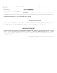 Form DC90 Petition Regarding Impoundment of Motor Vehicle - Michigan, Page 2