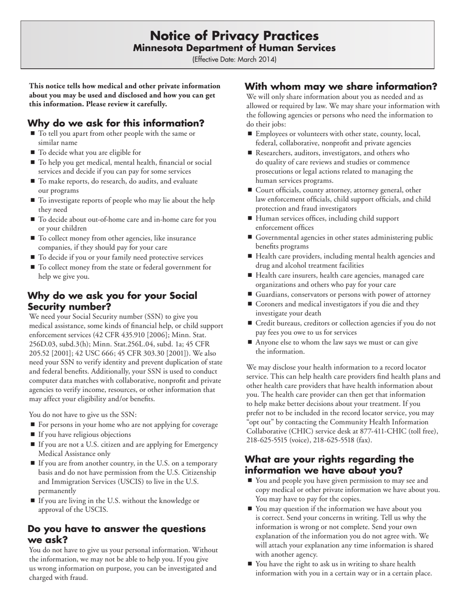 Form DHS-3881-ENG Hospital Presumptive Eligibility (Hpe) Application - Minnesota, Page 7