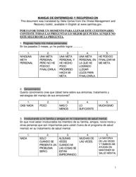 Document preview: Manejo De Enfermedad Y Recuperacion - Minnesota (Spanish)