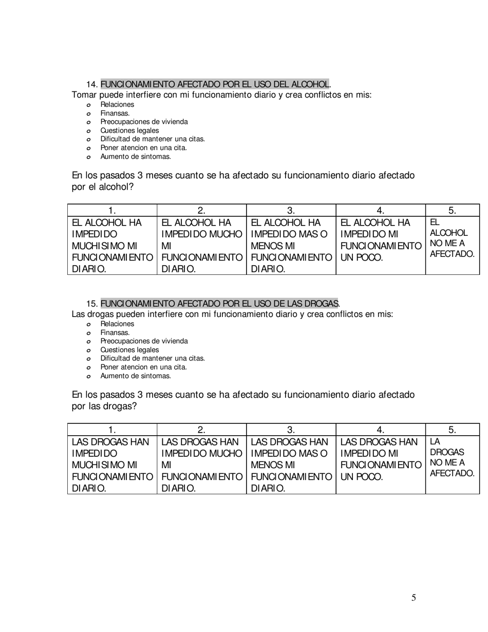 Manejo De Enfermedad Y Recuperacion - Minnesota (Spanish), Page 5