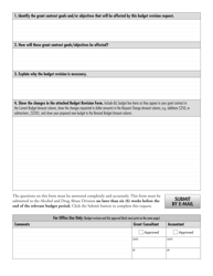 Form DHS-4283-ENG Budget Revision Form - Minnesota, Page 2