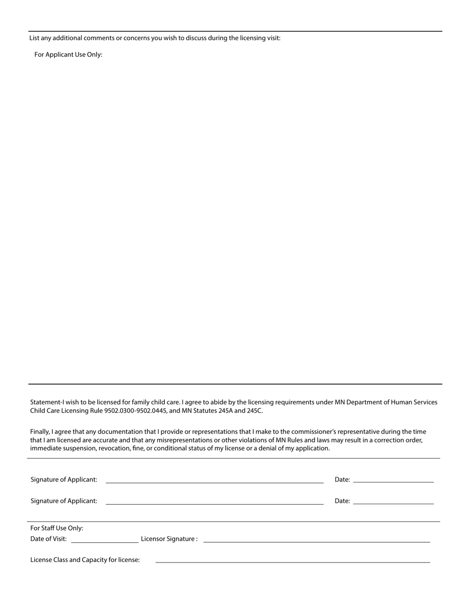 Form DHS-7775-ENG Licensing Requirements Family Child Care - Minnesota, Page 15