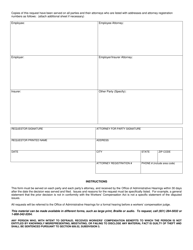 Form MN RF03 Request for Formal Hearing - Minnesota, Page 2