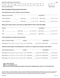 Form PS31203 Ignition Interlock Limited License - Minnesota, Page 2