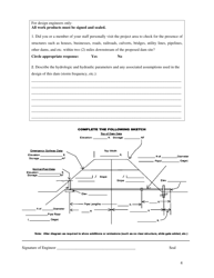 Dam Construction and Surface Water Impoundment Permit Application - Mississippi, Page 4