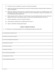Form MO375-0038 Managing General Agents (Mga) Contract - Missouri, Page 3