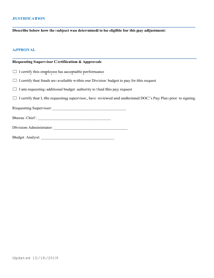 Form A Request to Implement a Broadband Pay Adjustment - Montana, Page 2